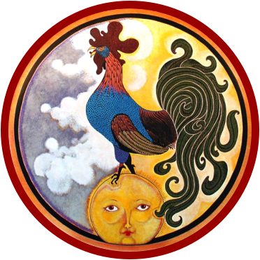 Rooster Table© Mary E. CarterHands of an Artist Productions